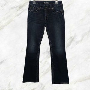 SILVER JEANS blue suki surplus boot cut jean 29